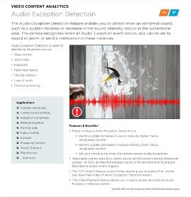 Audio Exception Detection in Northeast Texas